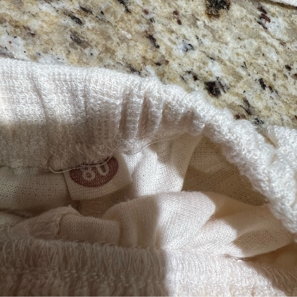 SOCIAL Ivory Toddler Shorts Matching Set 80CM - Picture 3 of 5